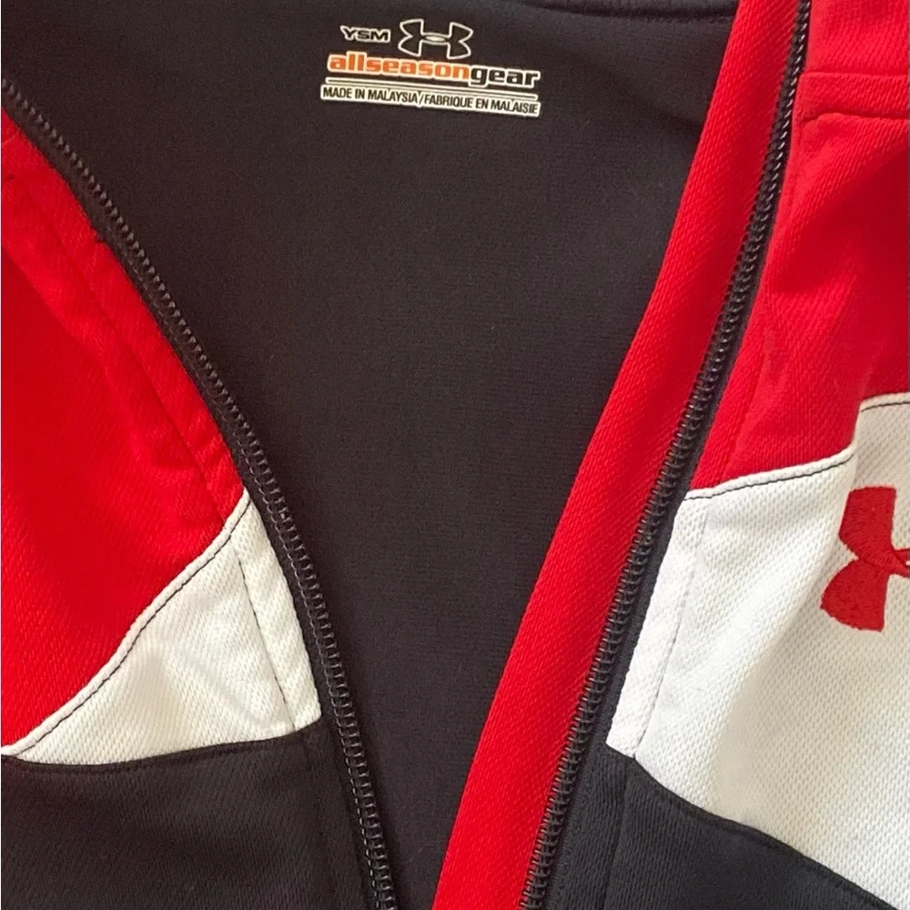 Under Armour Kids Jacket YSM Colorblock Track Athleisure School Streetwear Retro